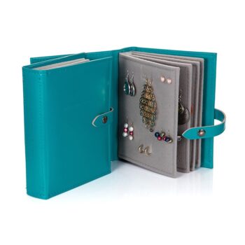 Little Book of Earrings, Teal