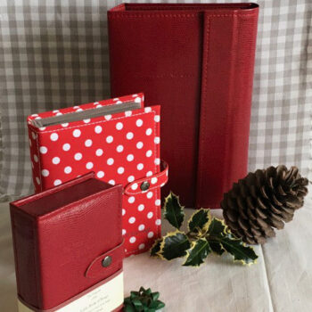 Dark Red Necklace book and Small Ring Book with Large Polka Dot Earring book